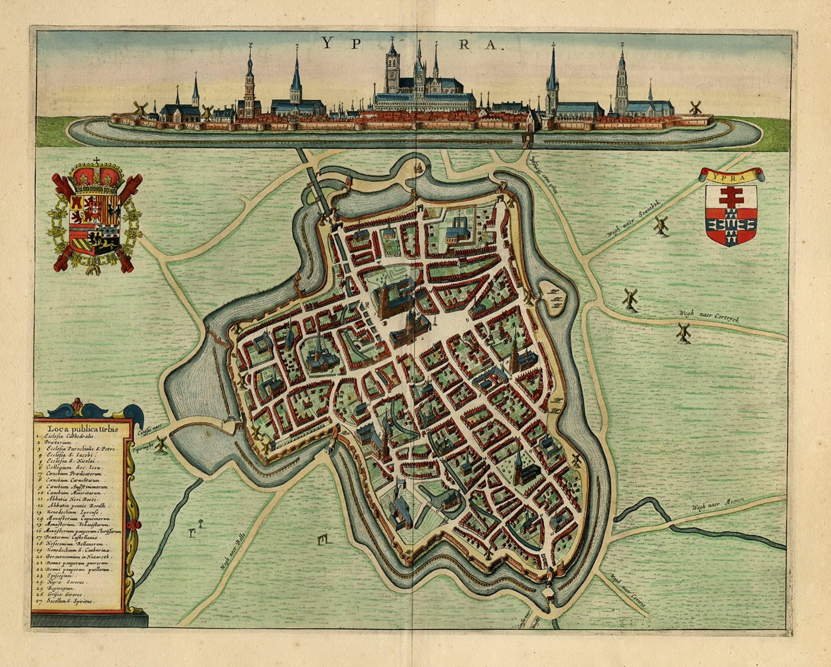 ypres belgium map
