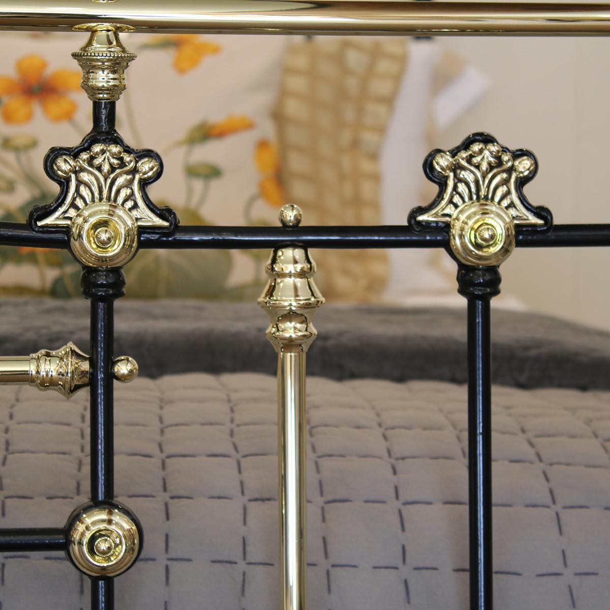 European Decorative Black Antique Bed MK200