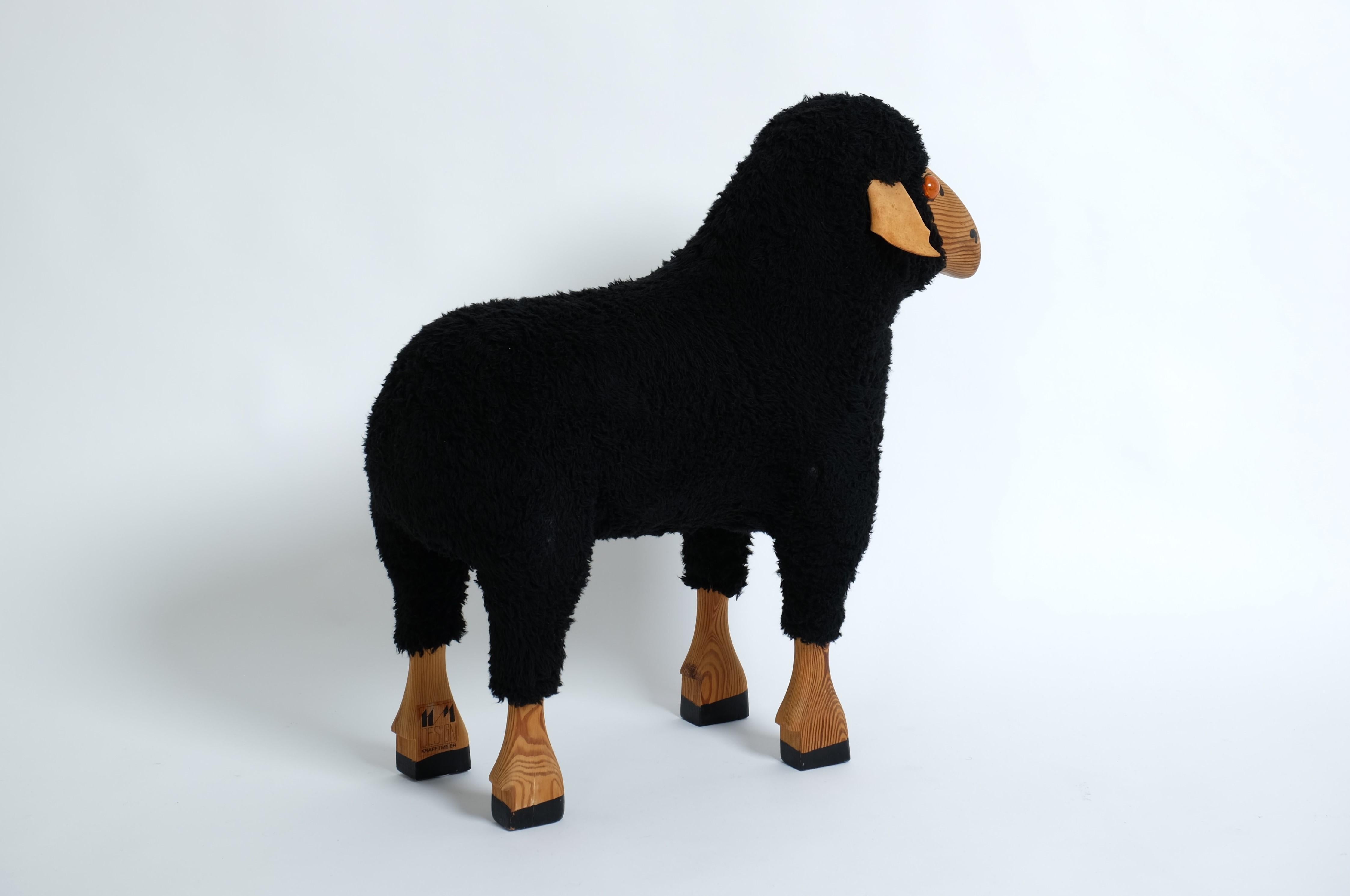 Pecora nera decorativa di Hanne Krafft per Meier, Germania anni '80 in vendita 3