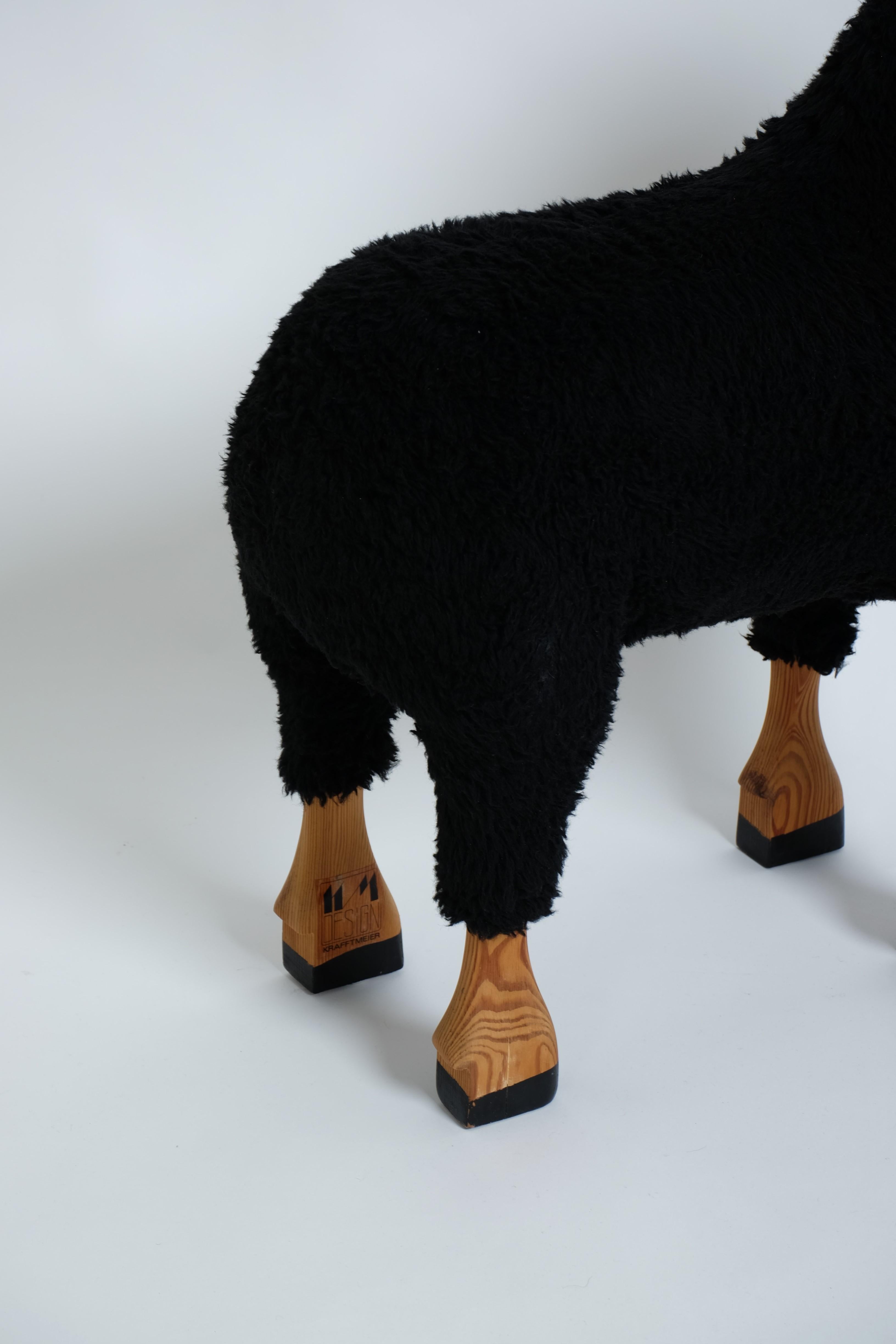 Pecora nera decorativa di Hanne Krafft per Meier, Germania anni '80 in vendita 4