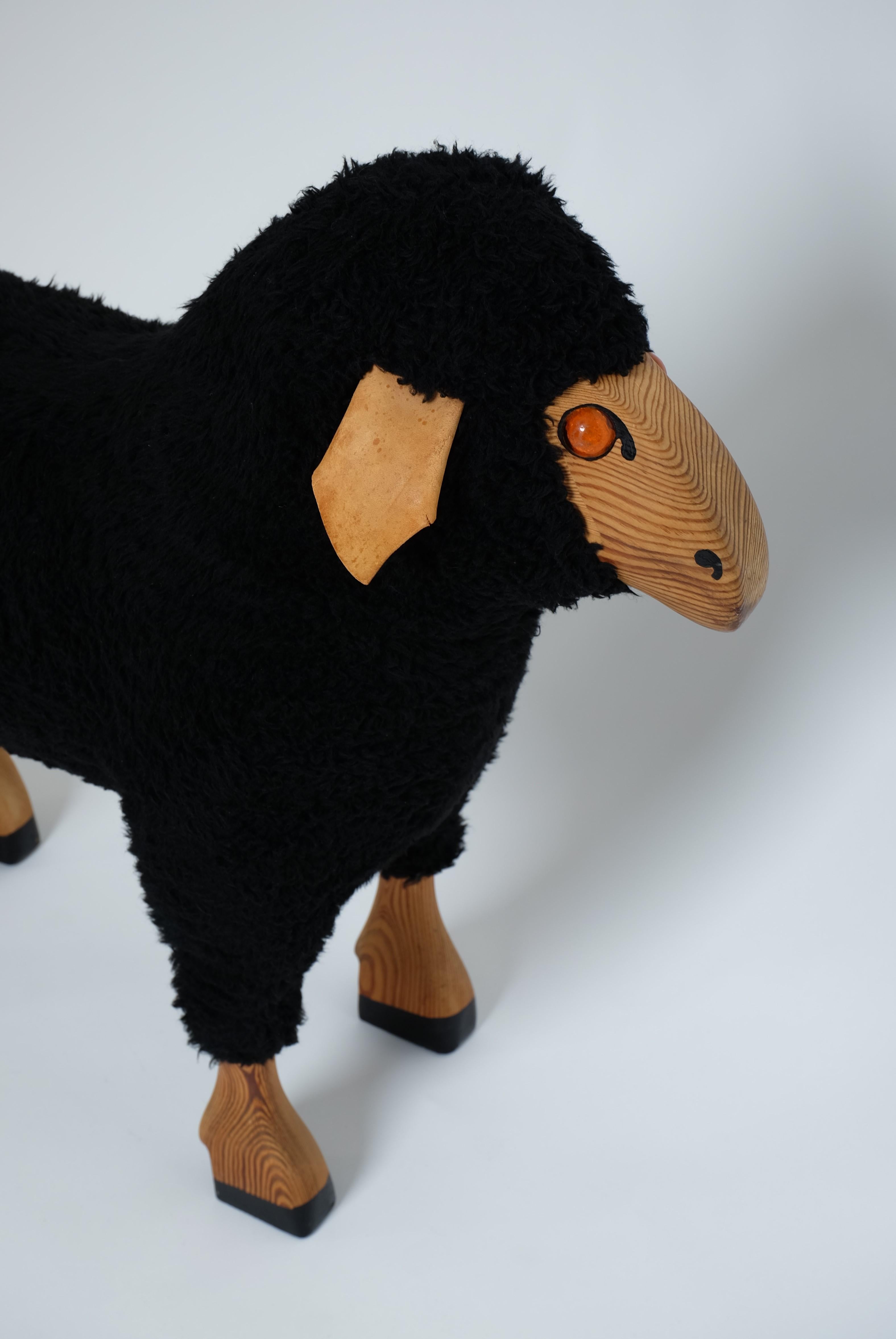 Pecora nera decorativa di Hanne Krafft per Meier, Germania anni '80 in vendita 9