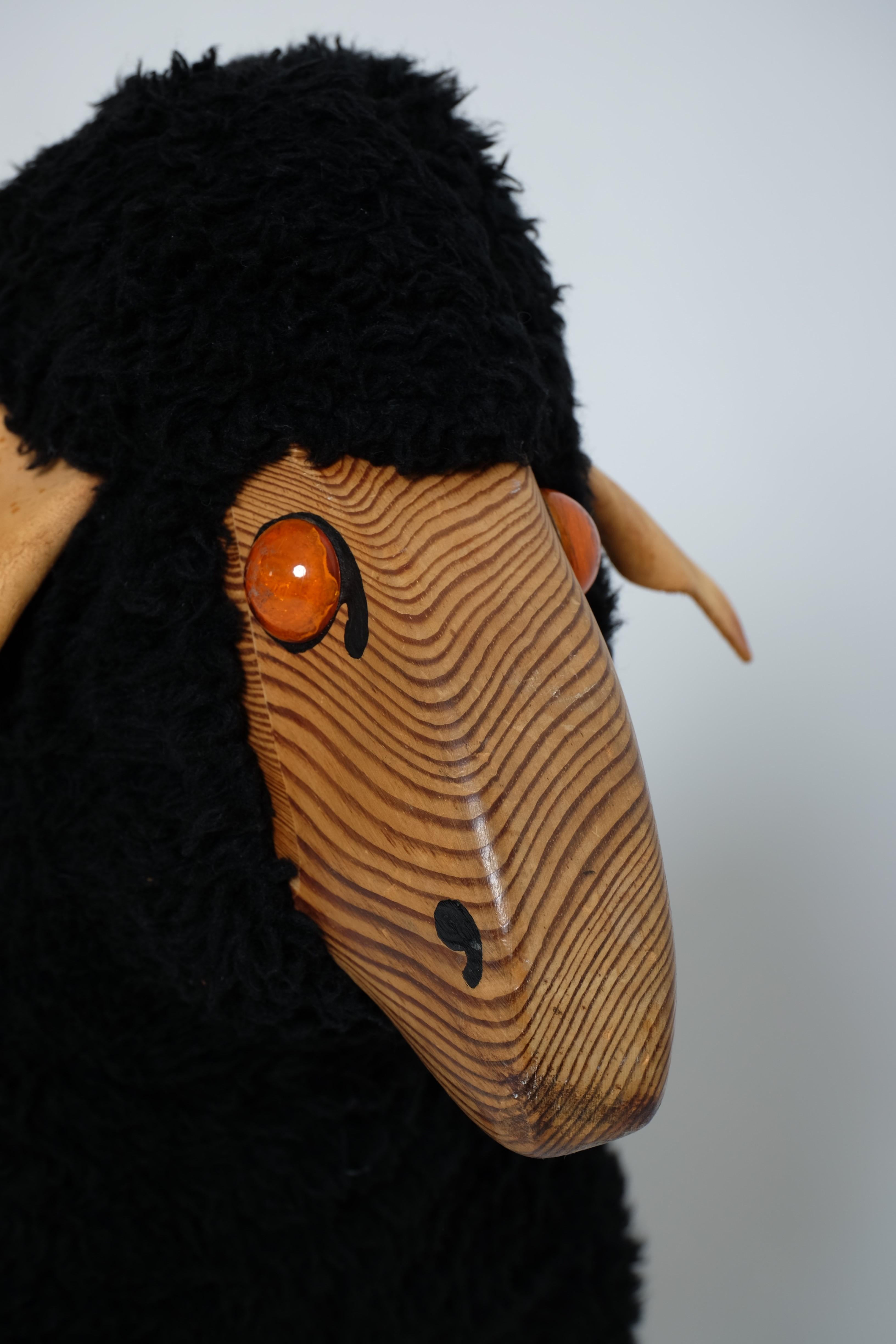 Pecora nera decorativa di Hanne Krafft per Meier, Germania anni '80 in vendita 12
