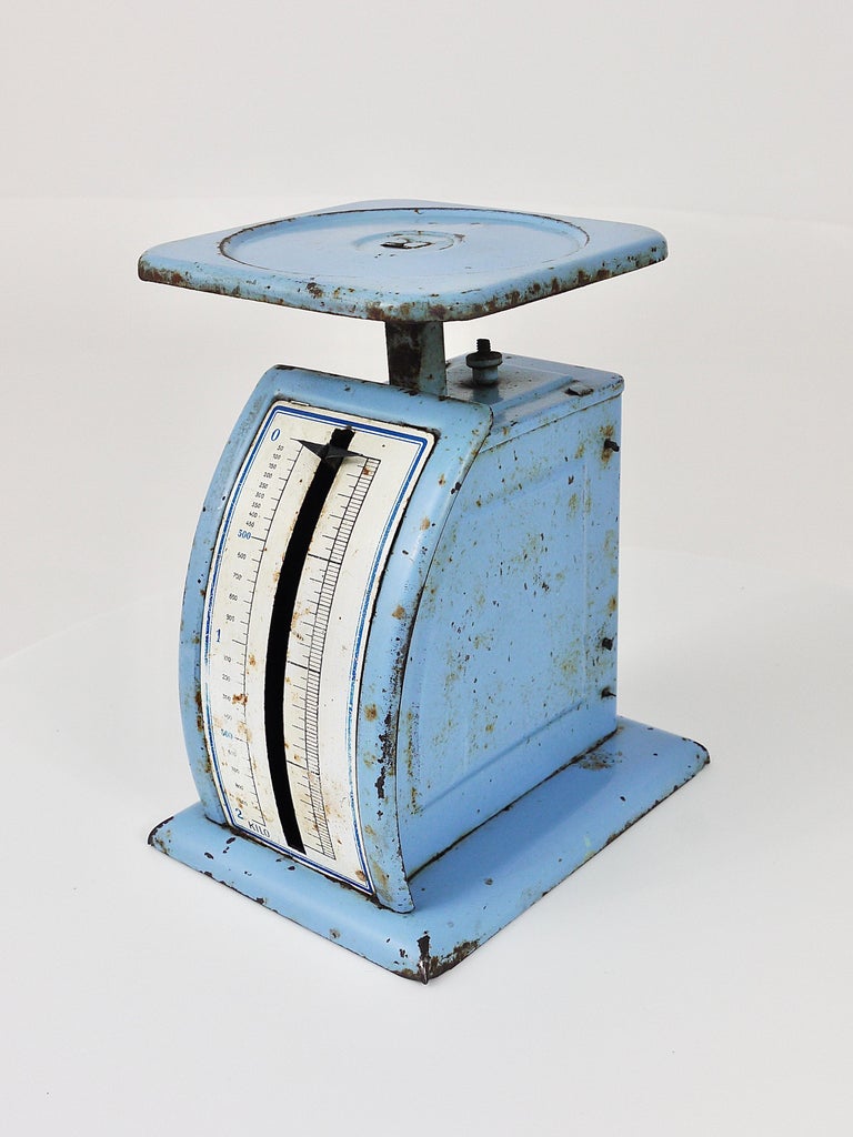 Decorative Blue Marianne Brandt Avantgarde Bauhaus Letter Scale