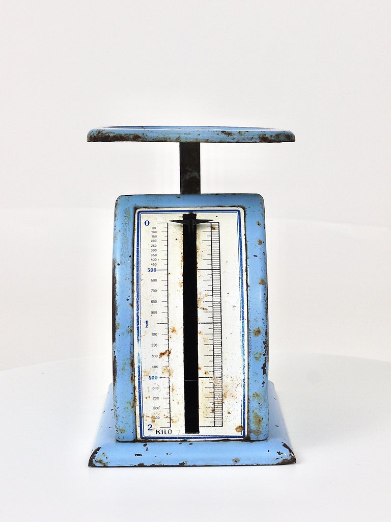 Decorative Blue Marianne Brandt Avantgarde Bauhaus Letter Scale