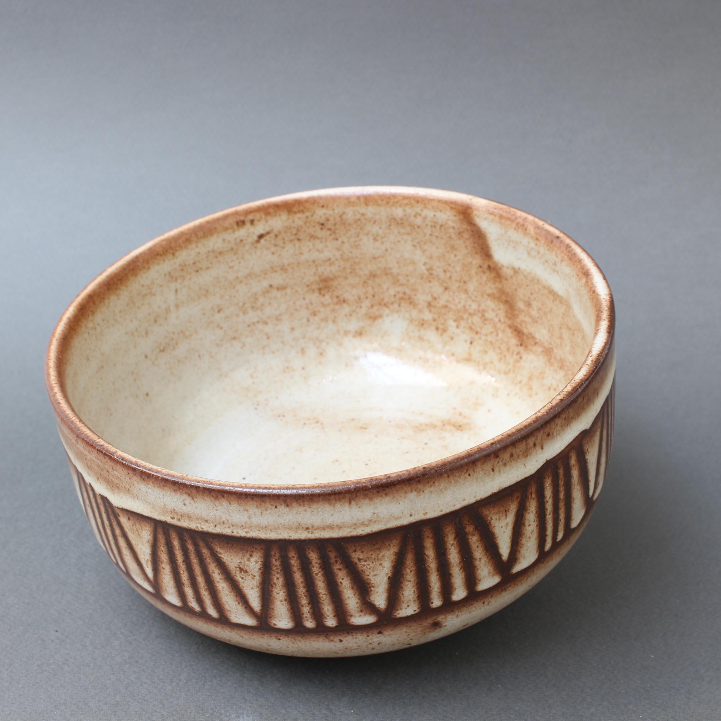Ceramic Decorative Bowl by Jacques Pouchain, Atelier Dieulefit, circa 1960s