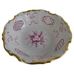 Cuenco decorativo, porcelana calada, Pirken Hammer, años 60.