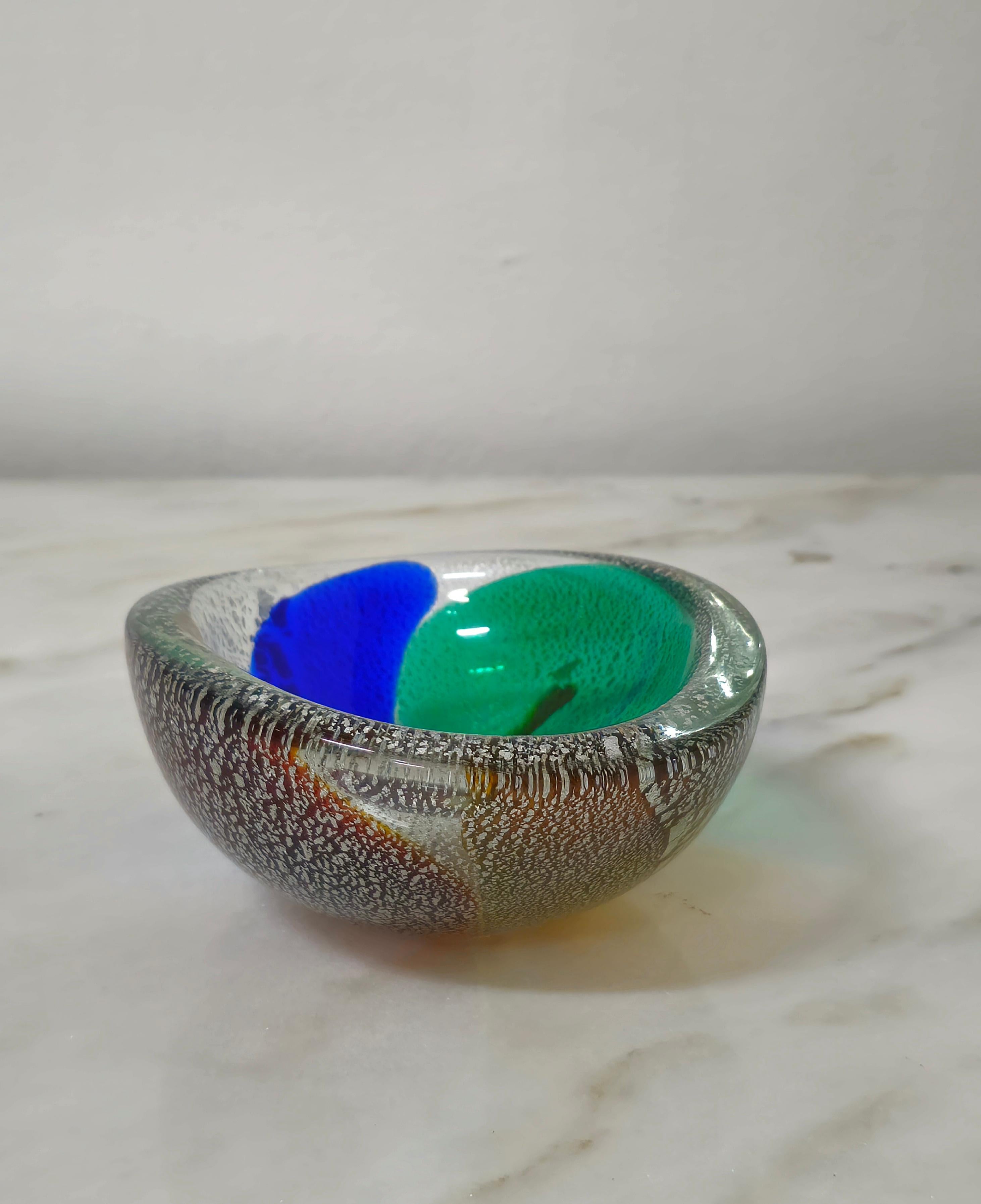 Decorative Bowl Vide-Poche Murano Glass Dino Martens Midcentury Italy 1970s For Sale 4