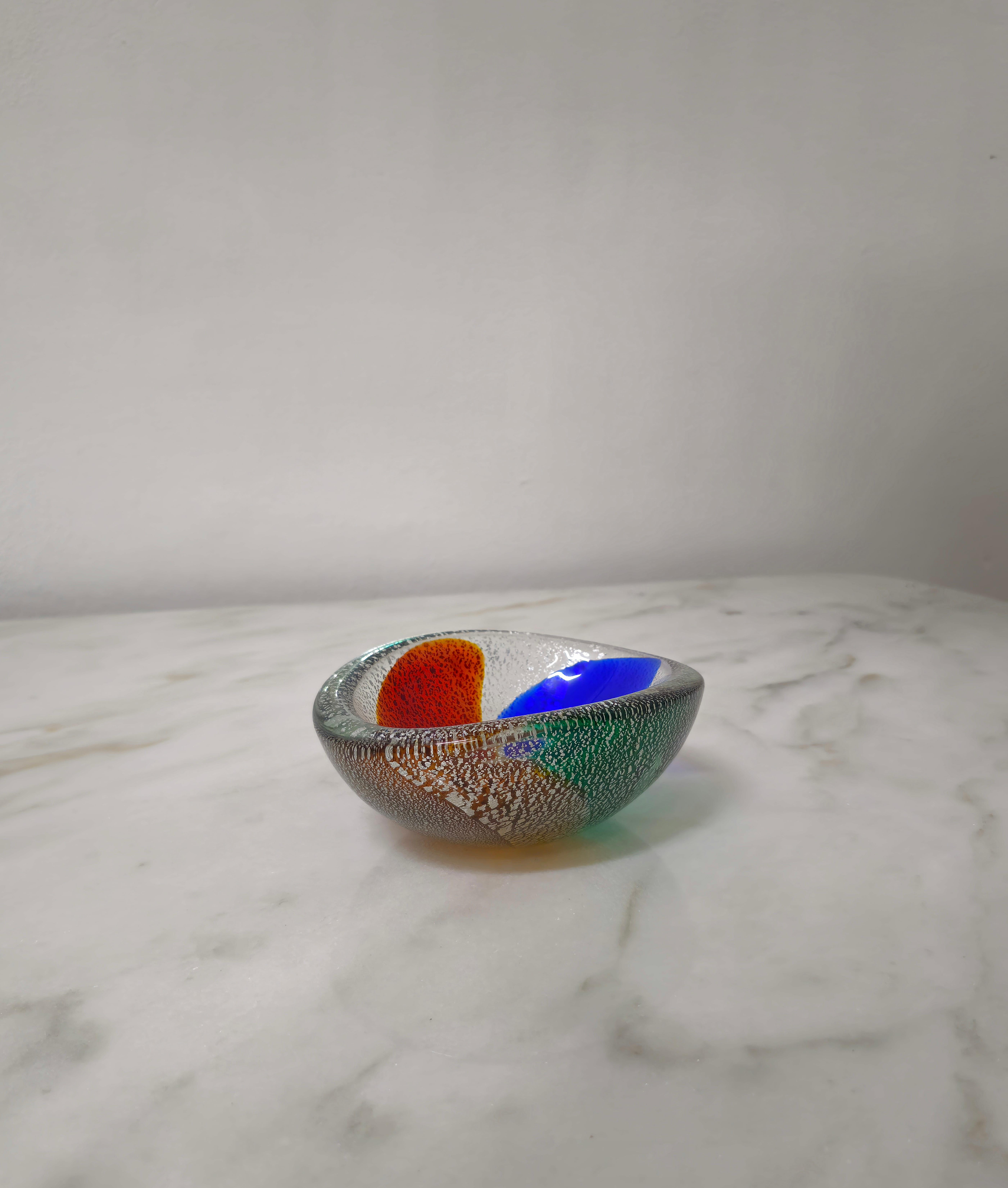 Decorative Bowl Vide-Poche Murano Glass Dino Martens Midcentury Italy 1970s For Sale 5