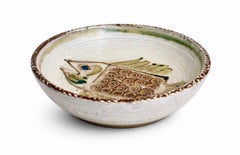 Decorative Bowl with a fish signed by Albert Thiry 1960's