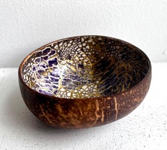 Decorative Bowl with Interesting Decoration made from a Coconut