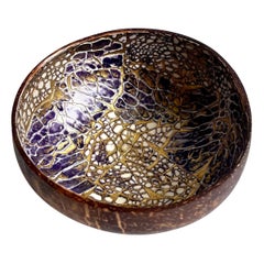 Decorative Bowl with Interesting Decoration made from a Coconut