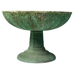 Decorative Bowl with Verdigris Patina