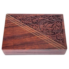 Decorative Box for Cigarettes in  wood brown color India