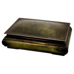 Decorative box in bronze patinated metal, Sweden 1920/30s / Swedish Grace