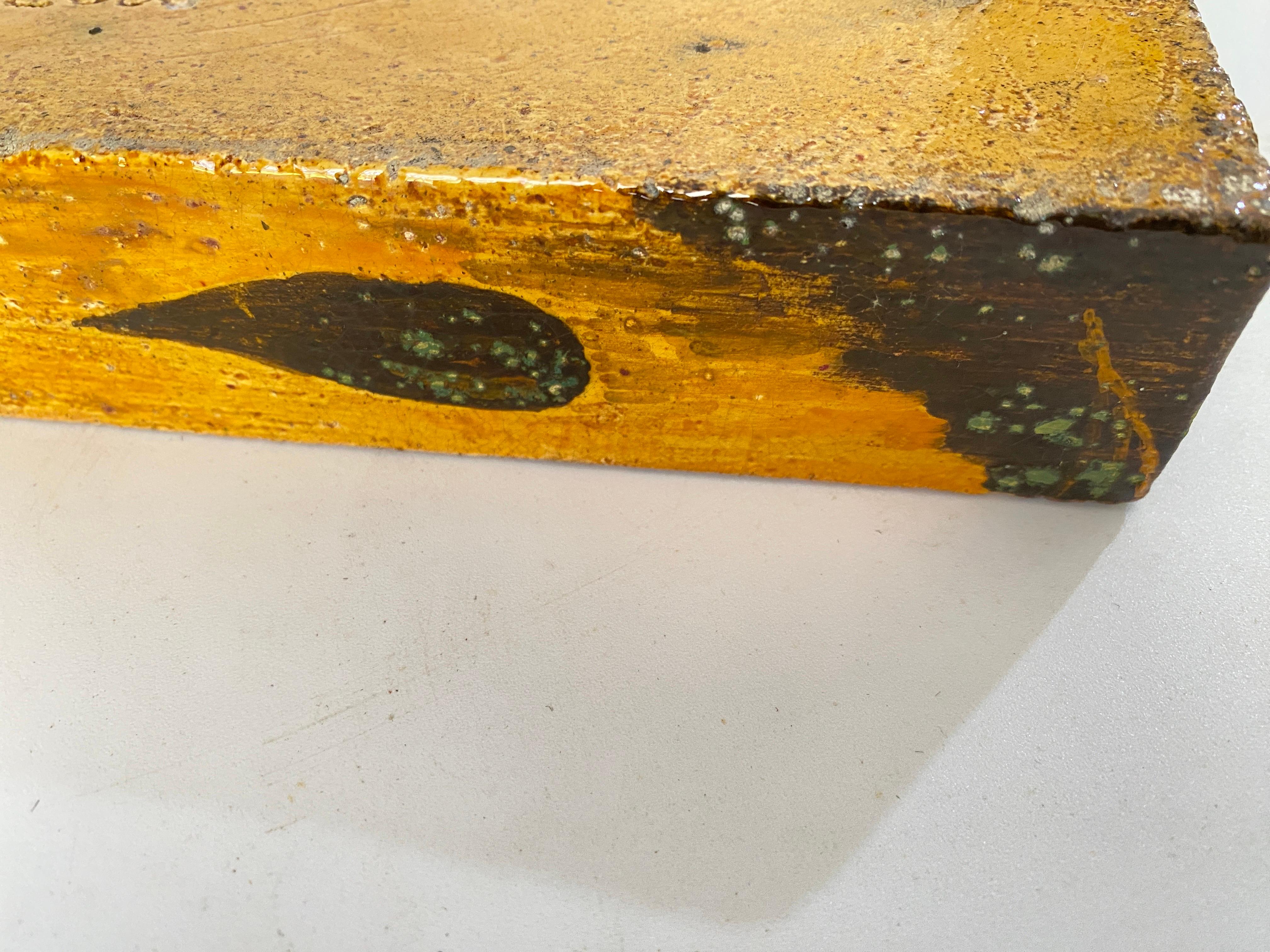 Dekorative Box in Keramik Reprensenting eine Ente Brown Farbe Frankreich XX Jahrhundert im Zustand „Gut“ im Angebot in Auribeau sur Siagne, FR