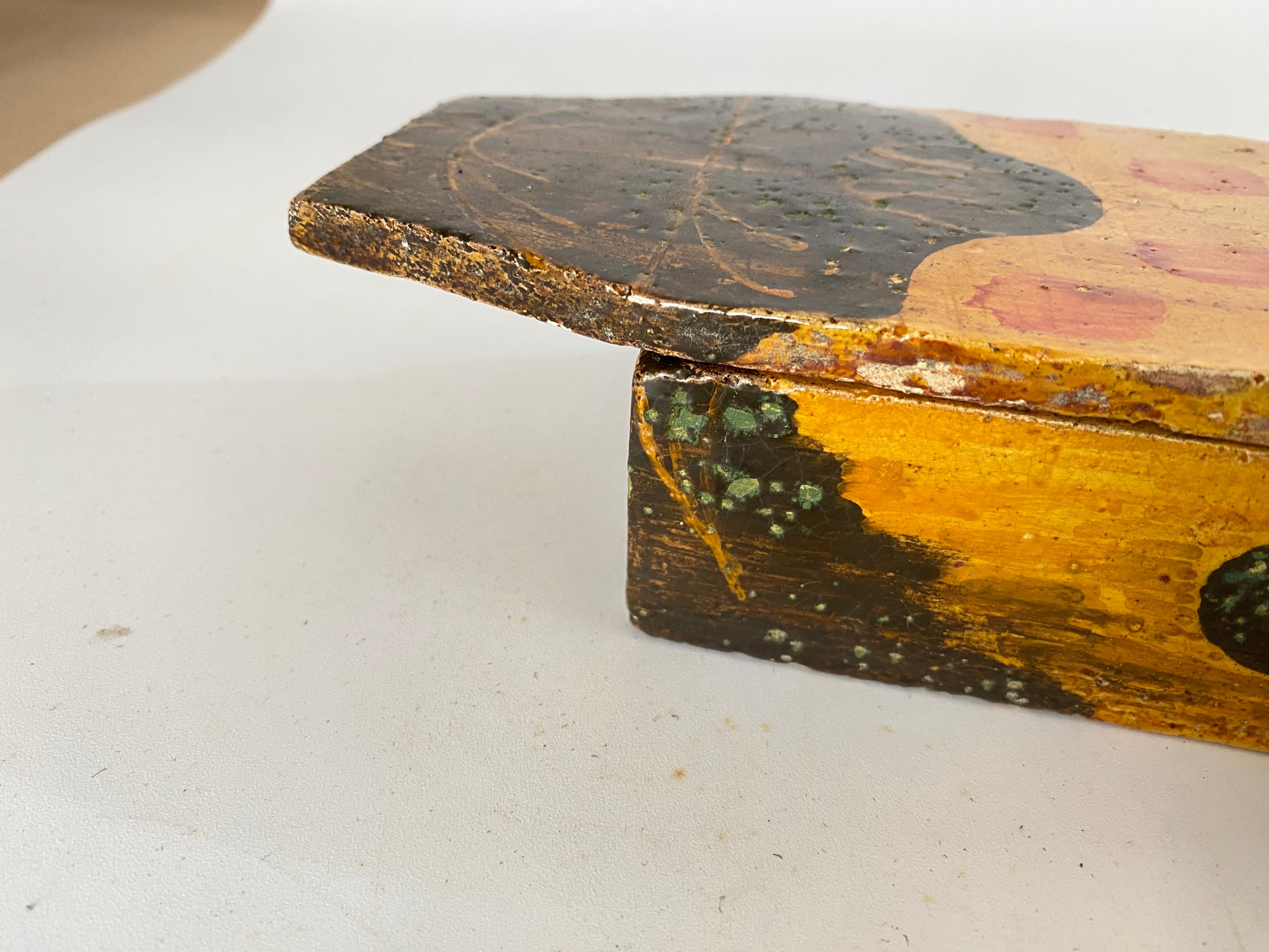 Decorative Box in Ceramic Reprensenting a duck Brown Color France XX century For Sale 1