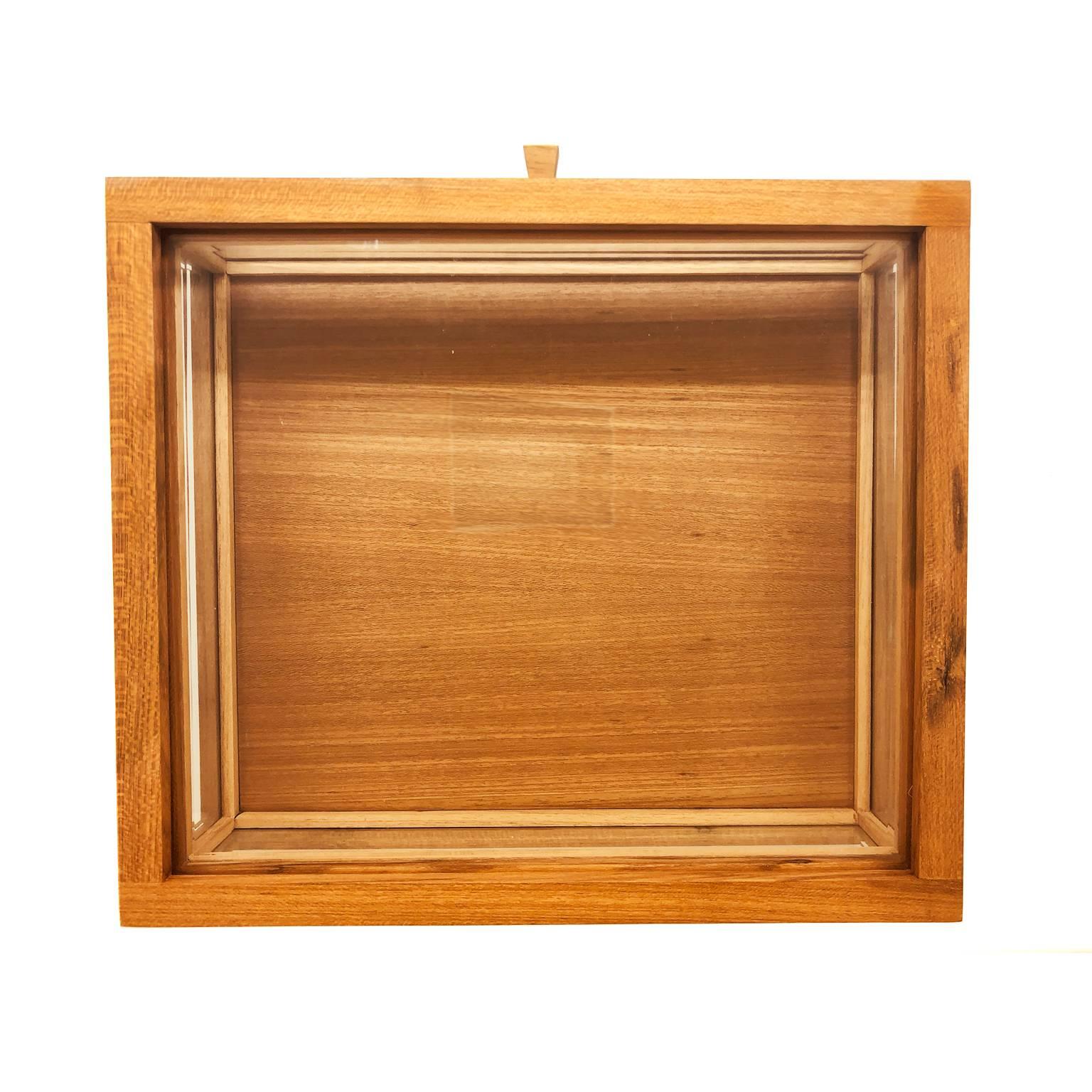 Modern Decorative Box Made of Tropical Hardwood in Brazilian Contemporary Design For Sale