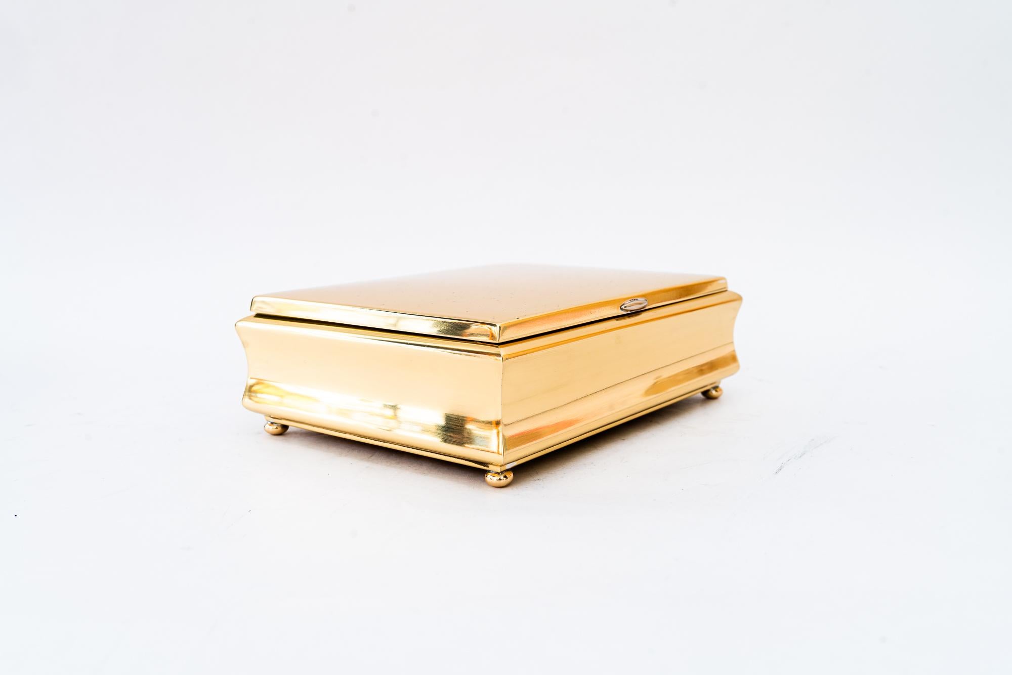 Lacquered Decorative Box vienna around 1920s For Sale