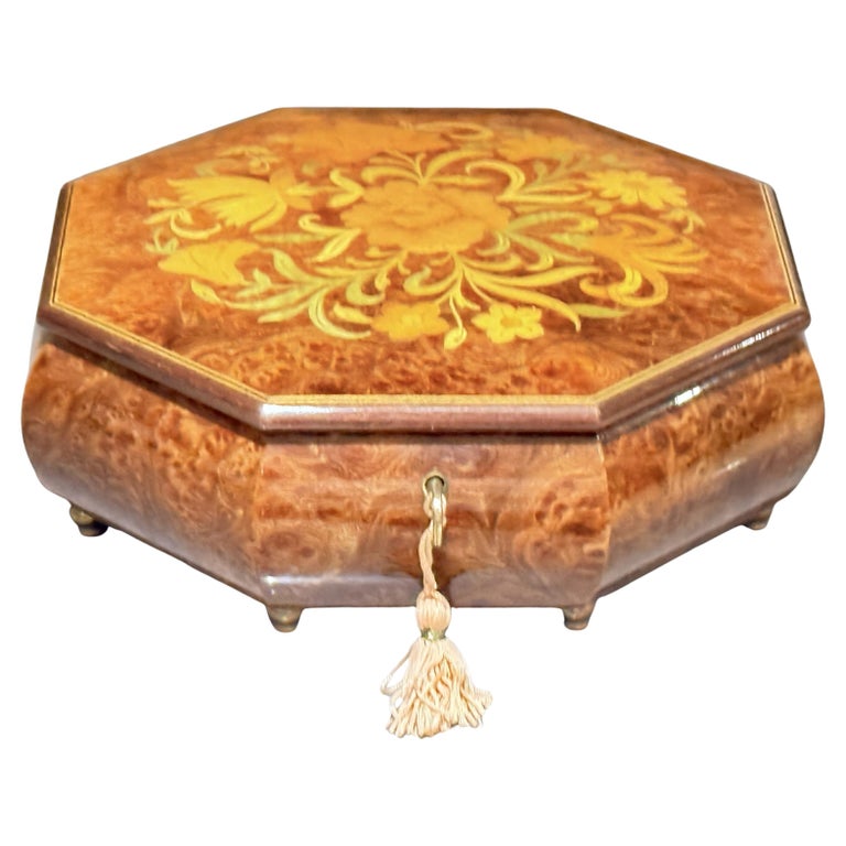 Boîte à Bijoux En Bois Avec Mécanisme Musical - Style Vintage, Occasion En Bon état
