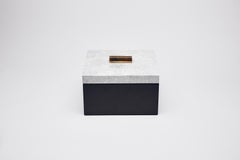Cajas decorativas, ELLA de Reda Amalou Design - Cáscara de huevo blanco, Negro