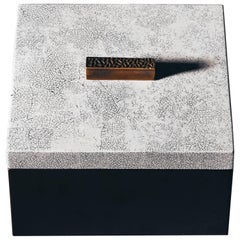 Decorative Boxes, ELLA by Reda Amalou Design - White Eggshell, Black