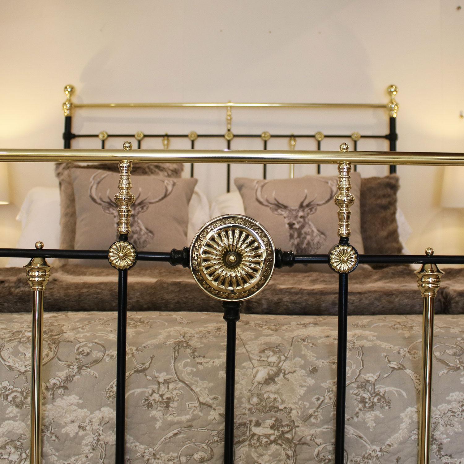 Victorian Decorative Brass and Iron Bed - MK147