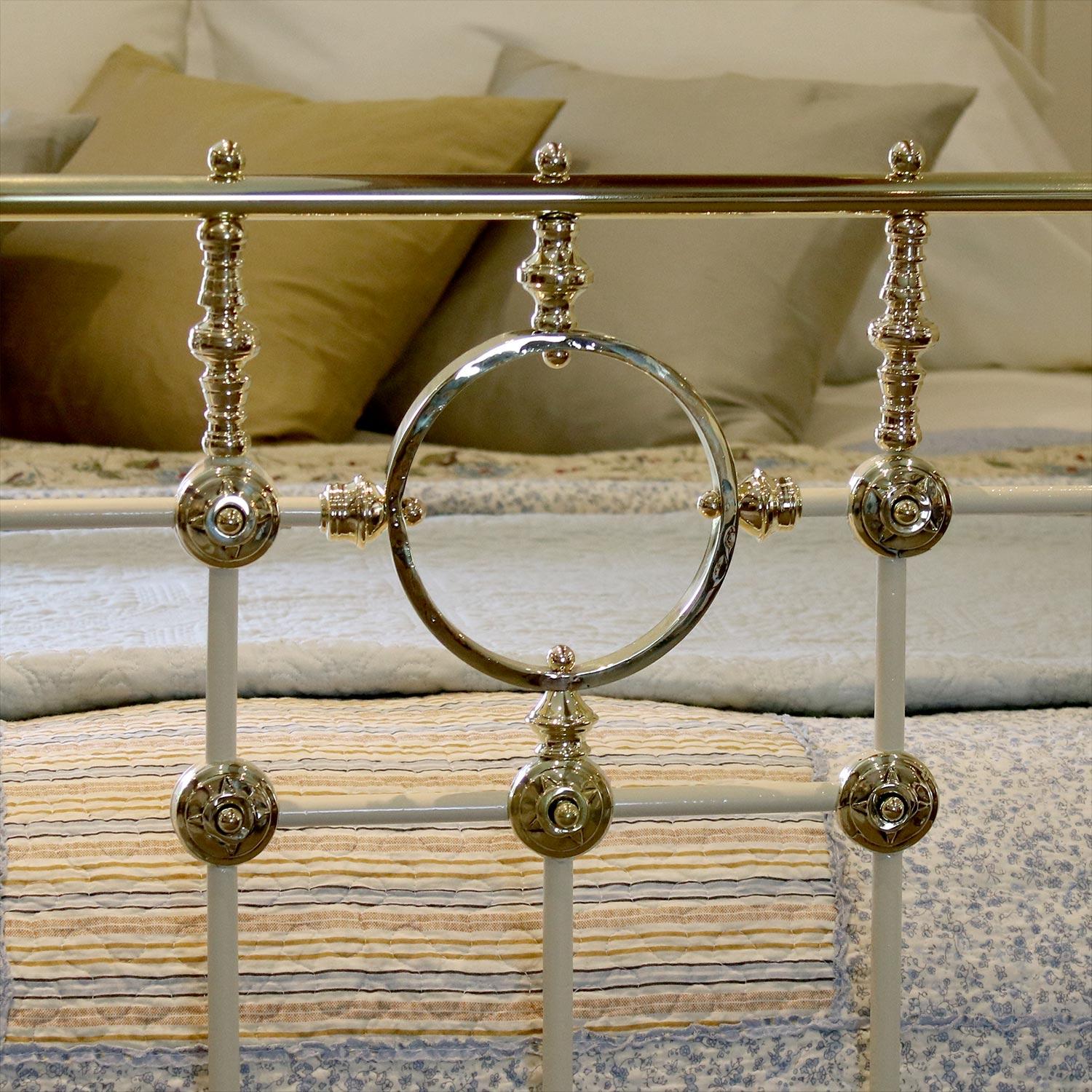 Cast Decorative Brass and Iron Bed, MK149
