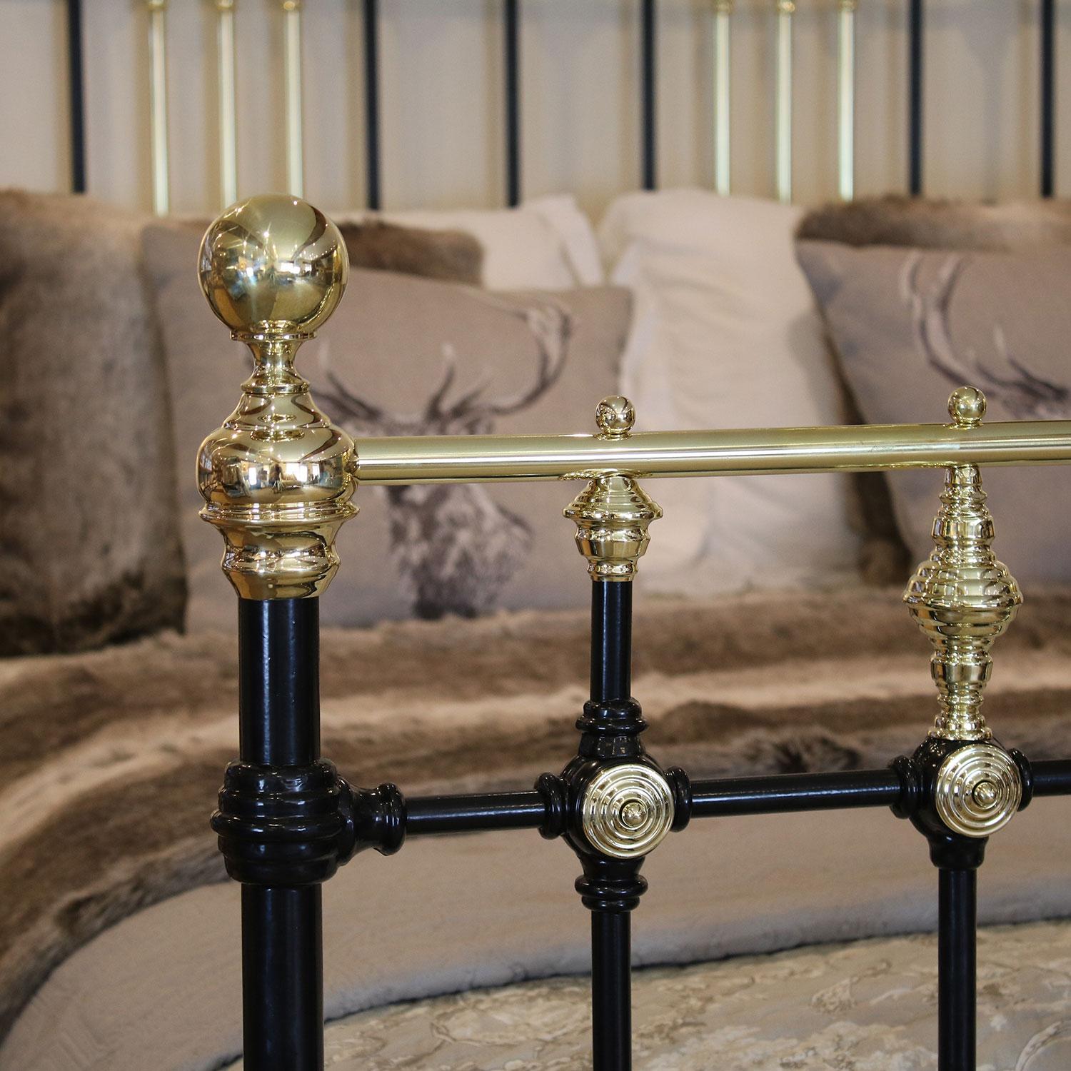 Victorian Decorative Brass and Iron Bed MK151