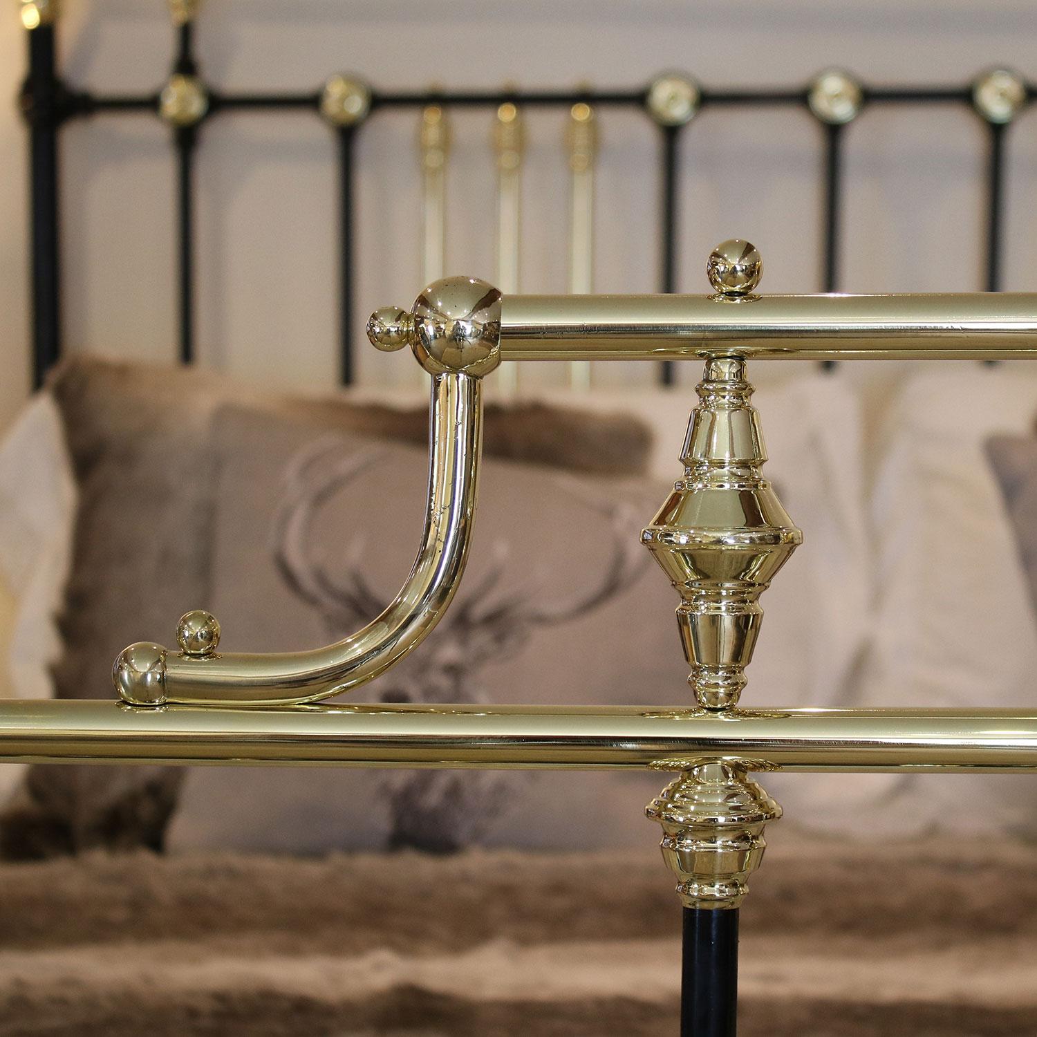 Decorative Brass and Iron Bed MK151 In Good Condition In Wrexham, GB