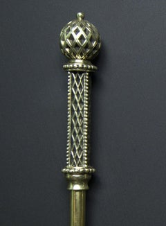 Decorative Brass Art Deco Fireplace  Fire Tools