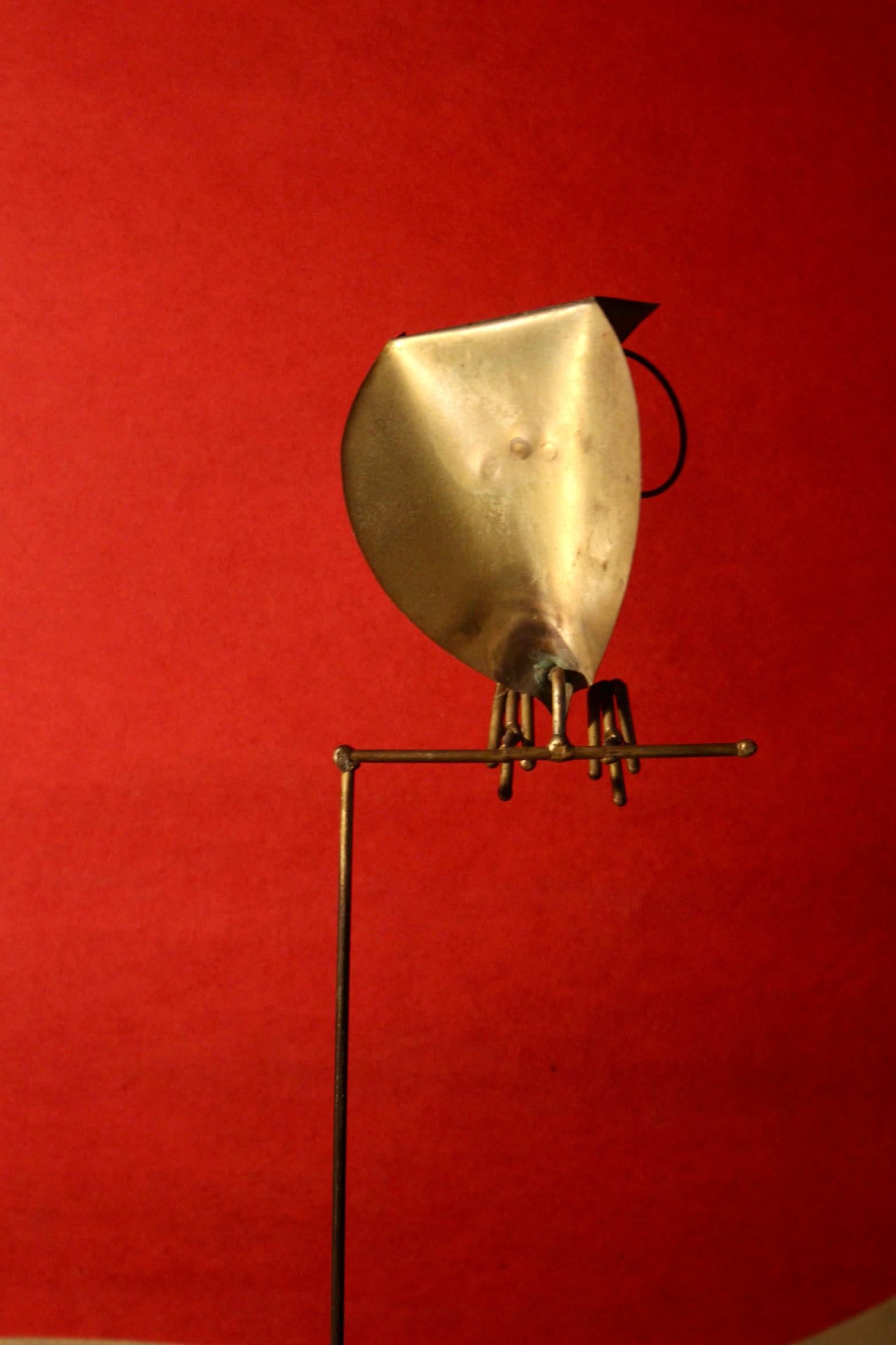 Uccello decorativo in ottone in vendita 5