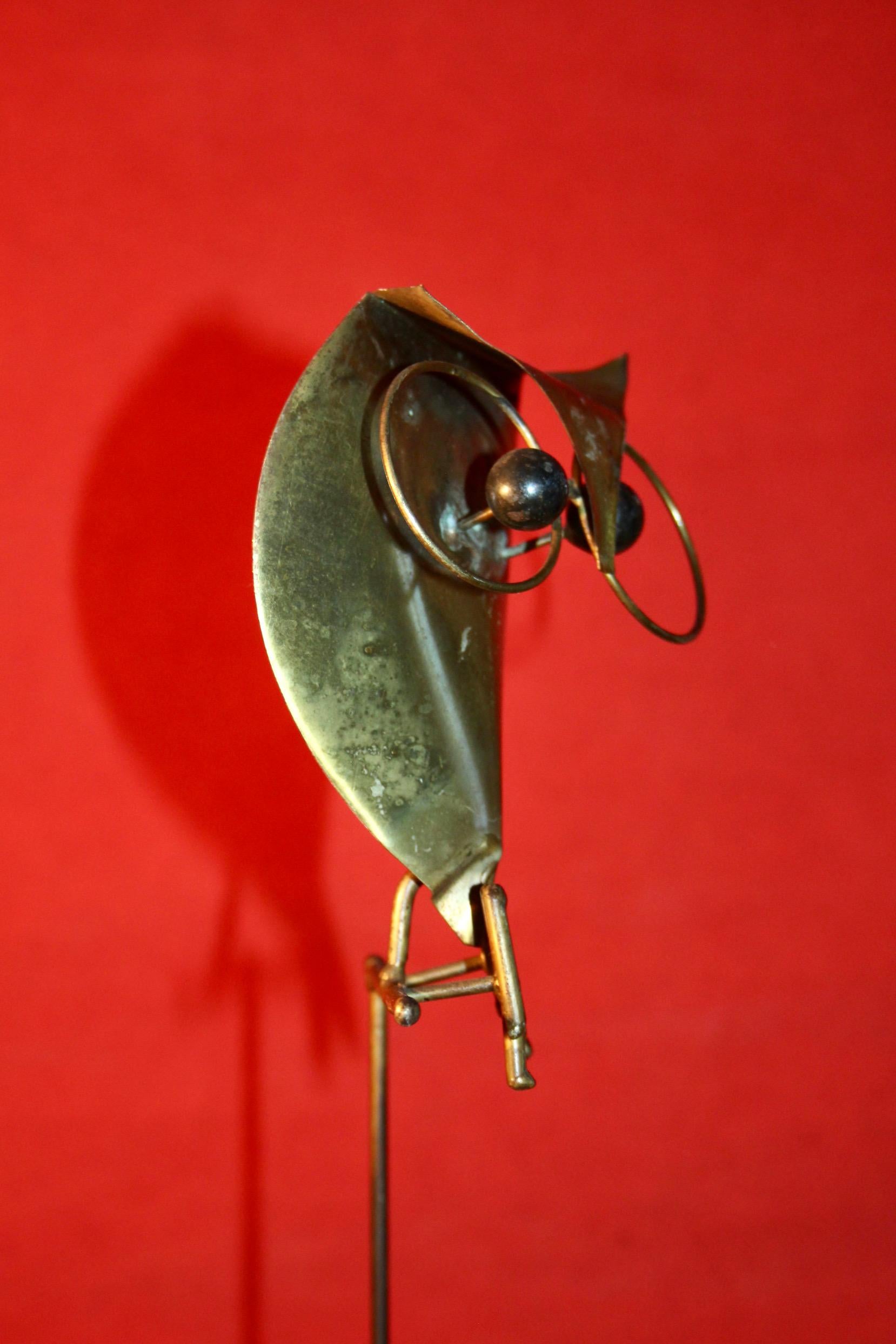 Uccello decorativo in ottone in vendita 6