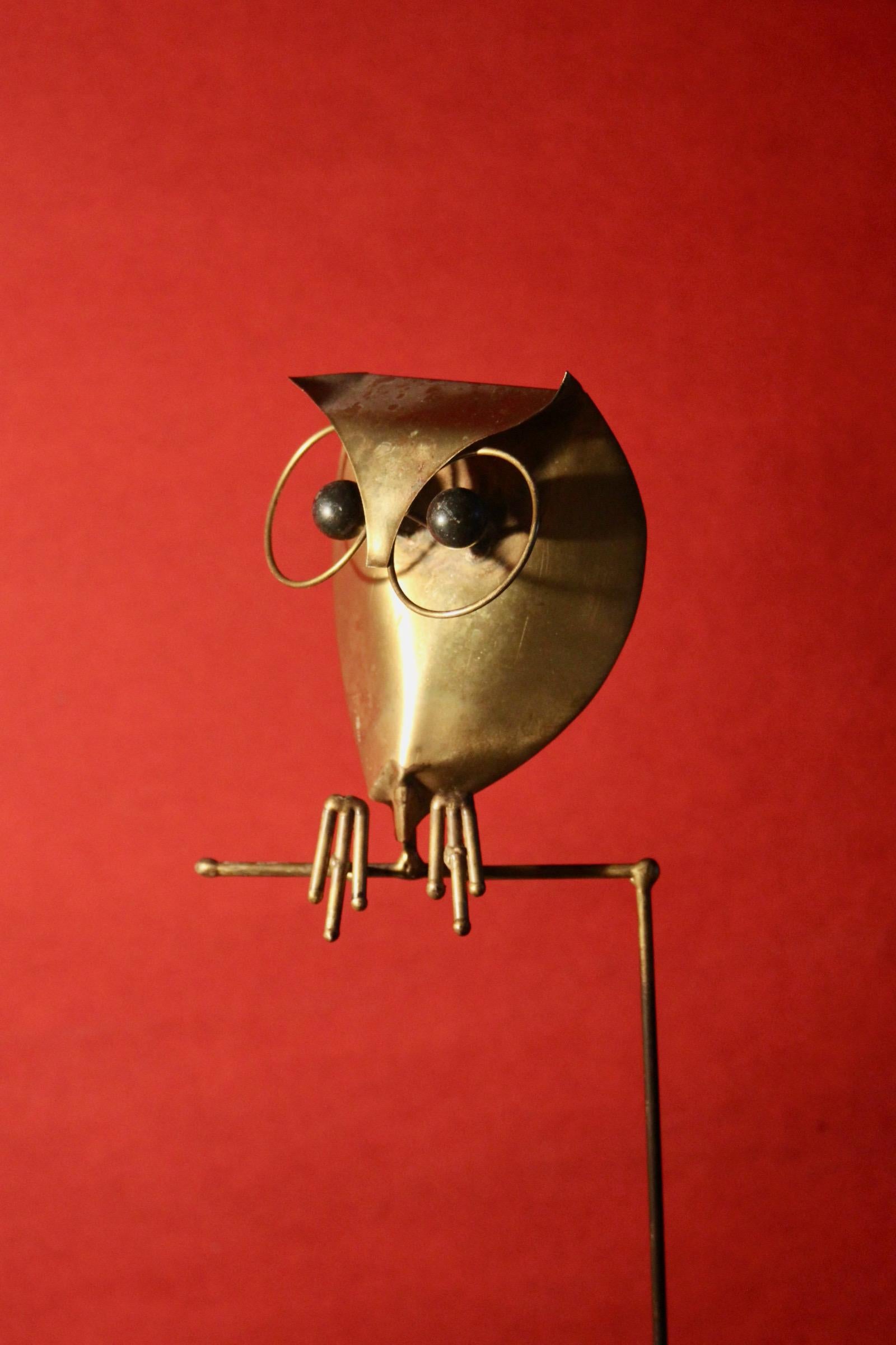 Fine XX secolo Uccello decorativo in ottone in vendita