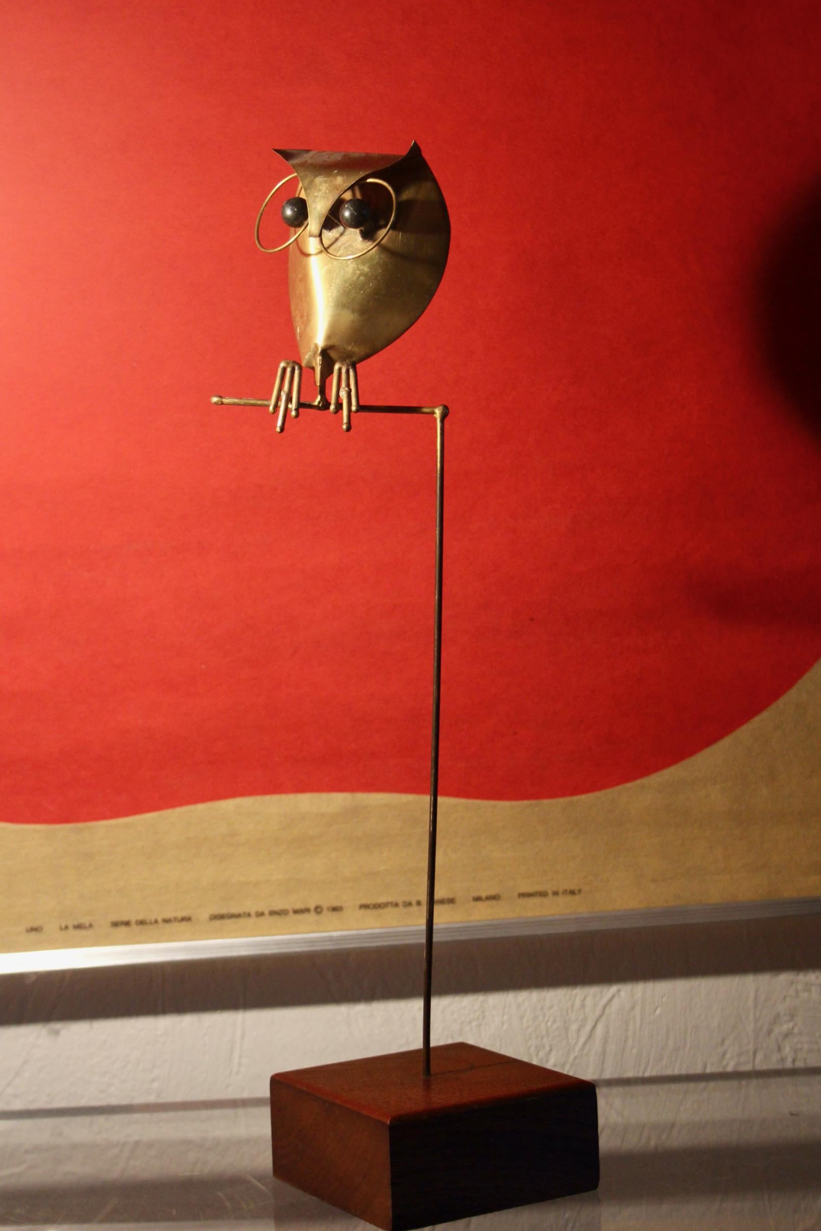 Ottone Uccello decorativo in ottone in vendita