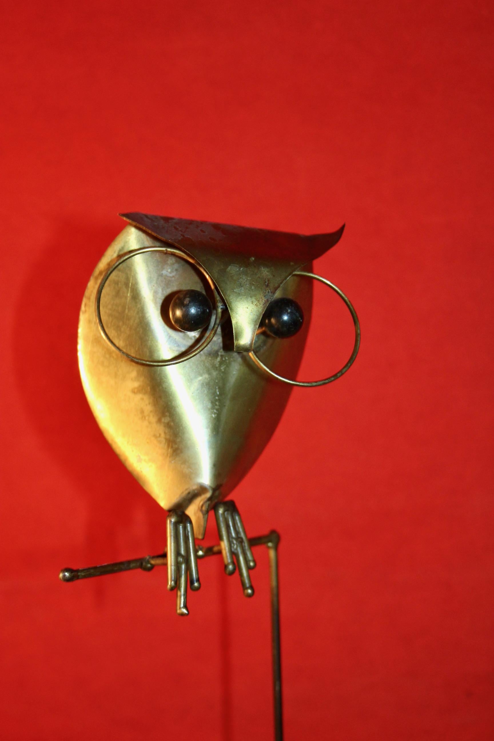 Uccello decorativo in ottone in vendita 1