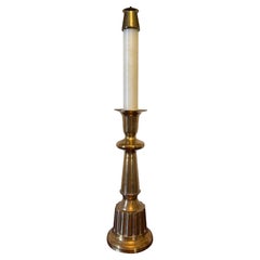 Decorative Brass Candlestick or Pricket, Mid-20th Century