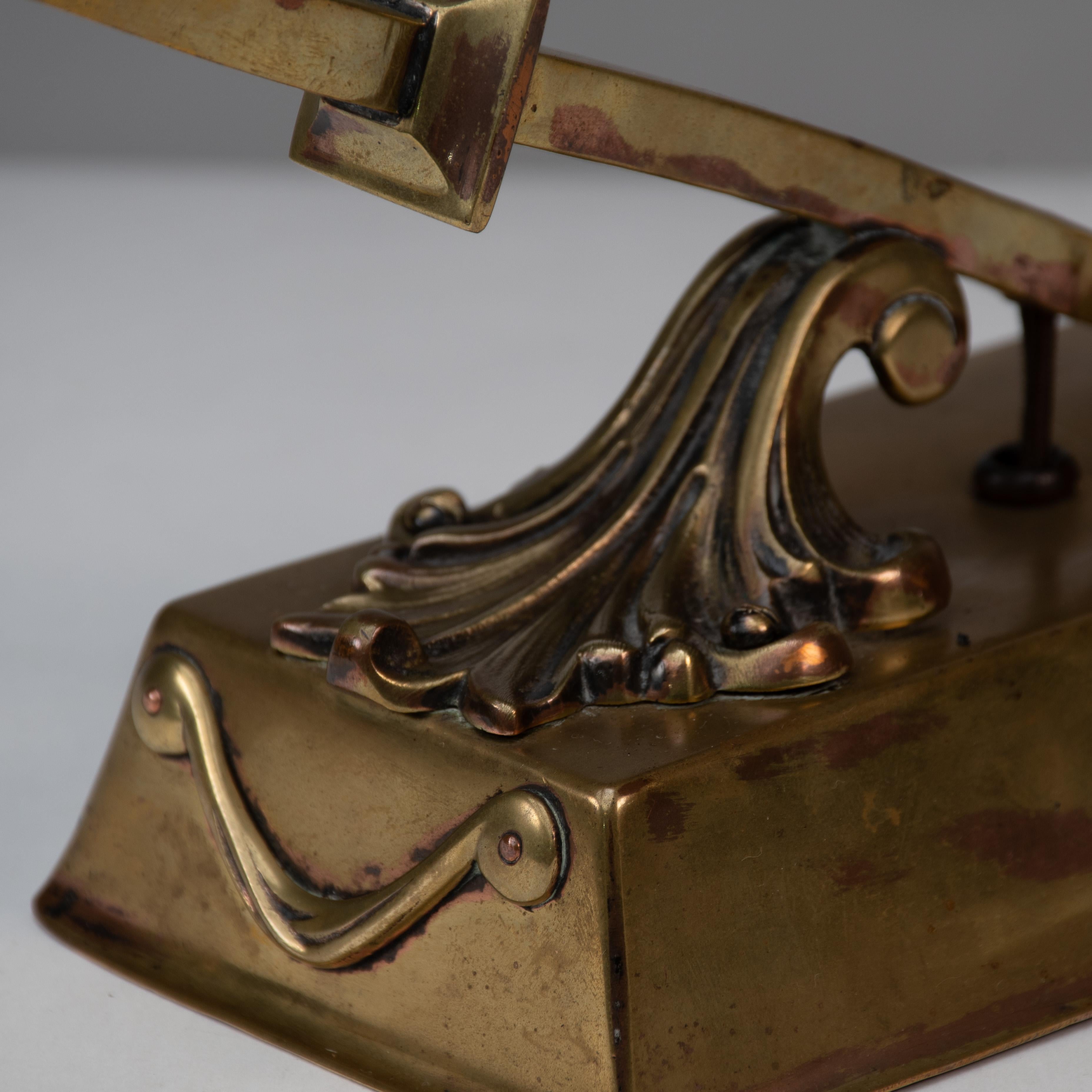 Decorative Brass Desk Light with Chord and Adjustable Head For Sale 6