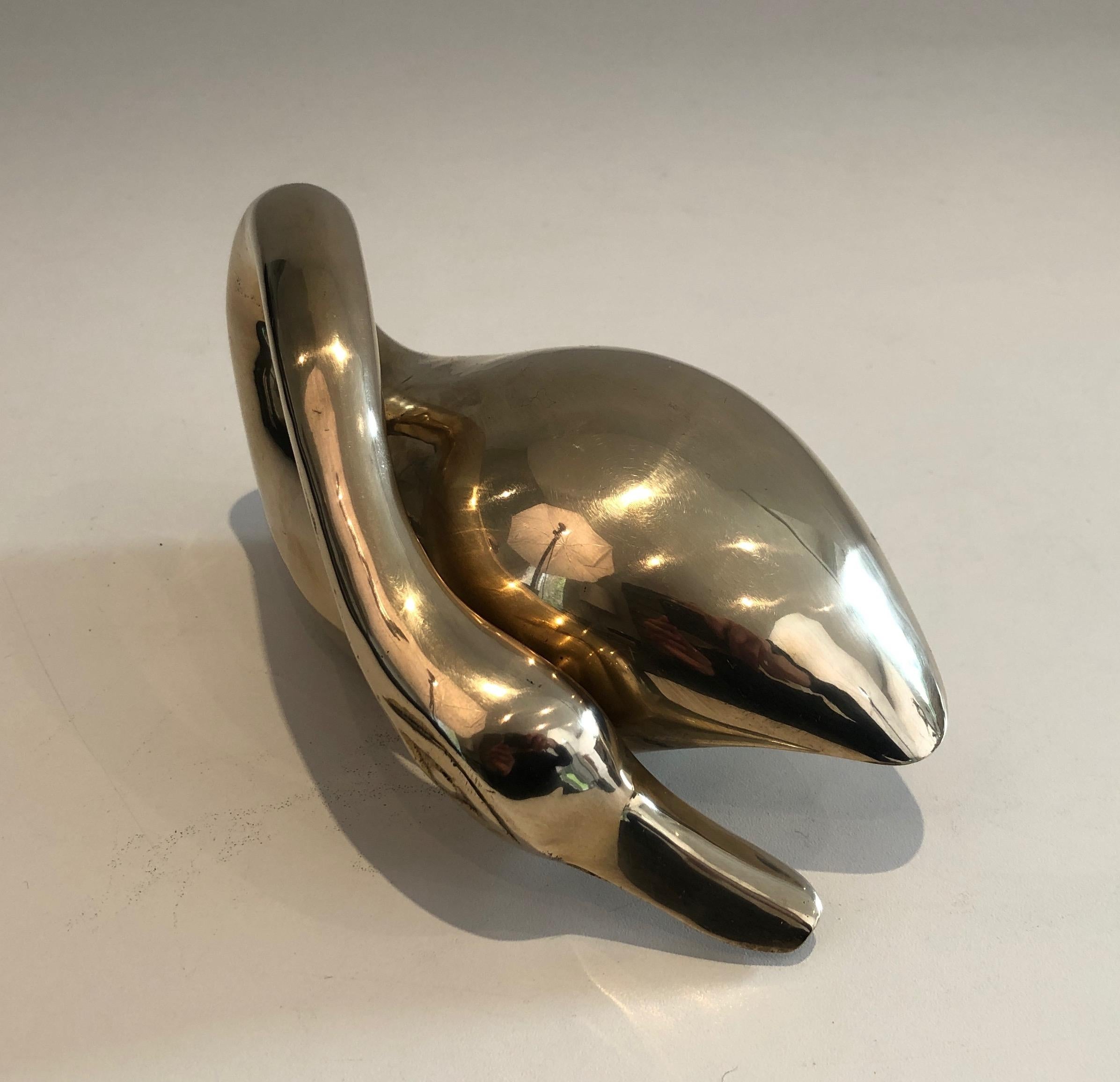 Ottone Anatra decorativa in ottone in vendita