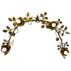 Antique Decorative Brass Half Moon Brass Wall Light