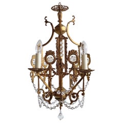Antique Decorative Brass Pendant Chandelier