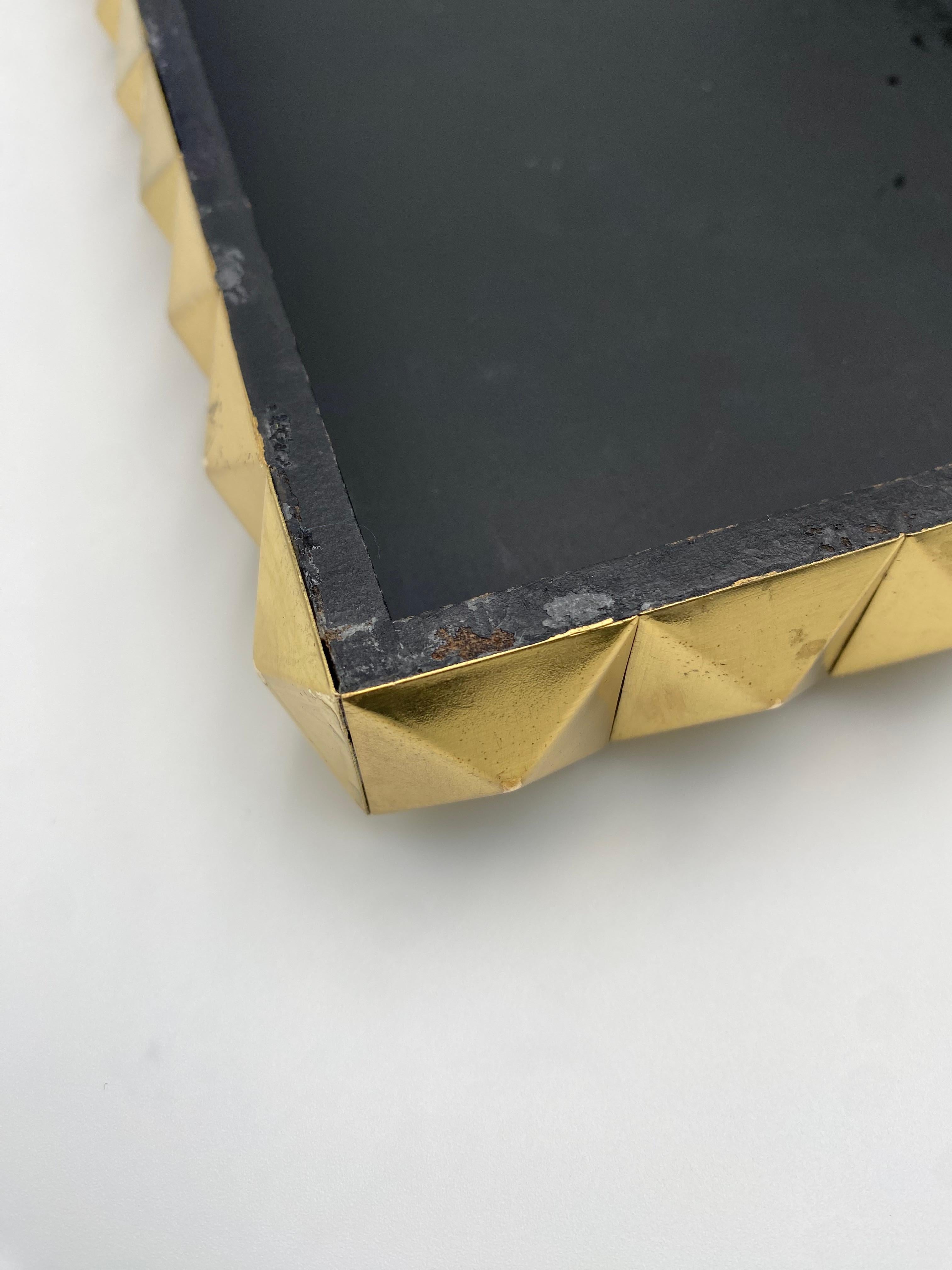 Decorative Brass Pyramid Lidded Box 9