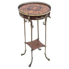 Decorative Brass Side Table/ Flowerbed, France, circa 1940s