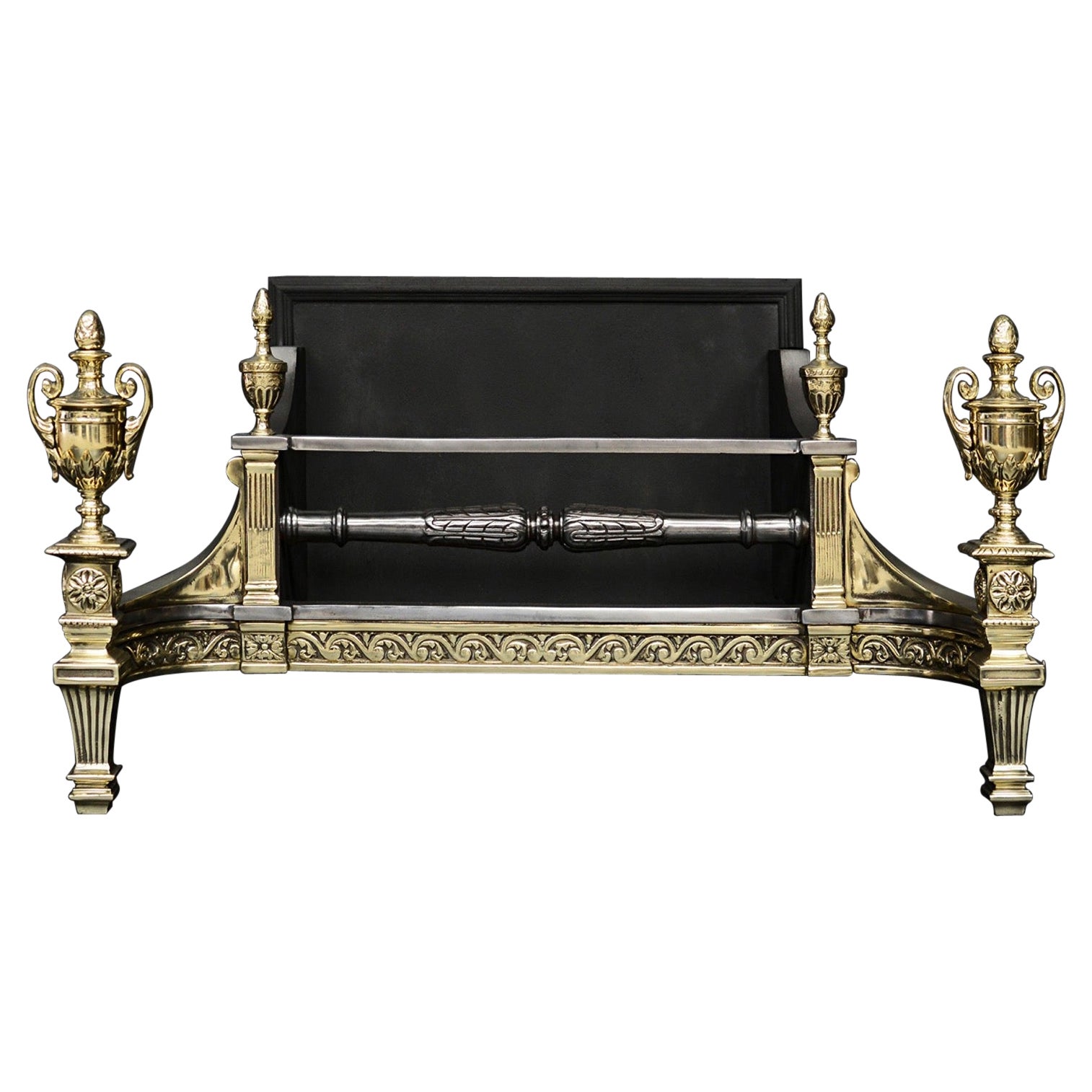 Portafiamma decorativo in ottone e acciaio