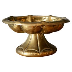 Decorative brass vide poche