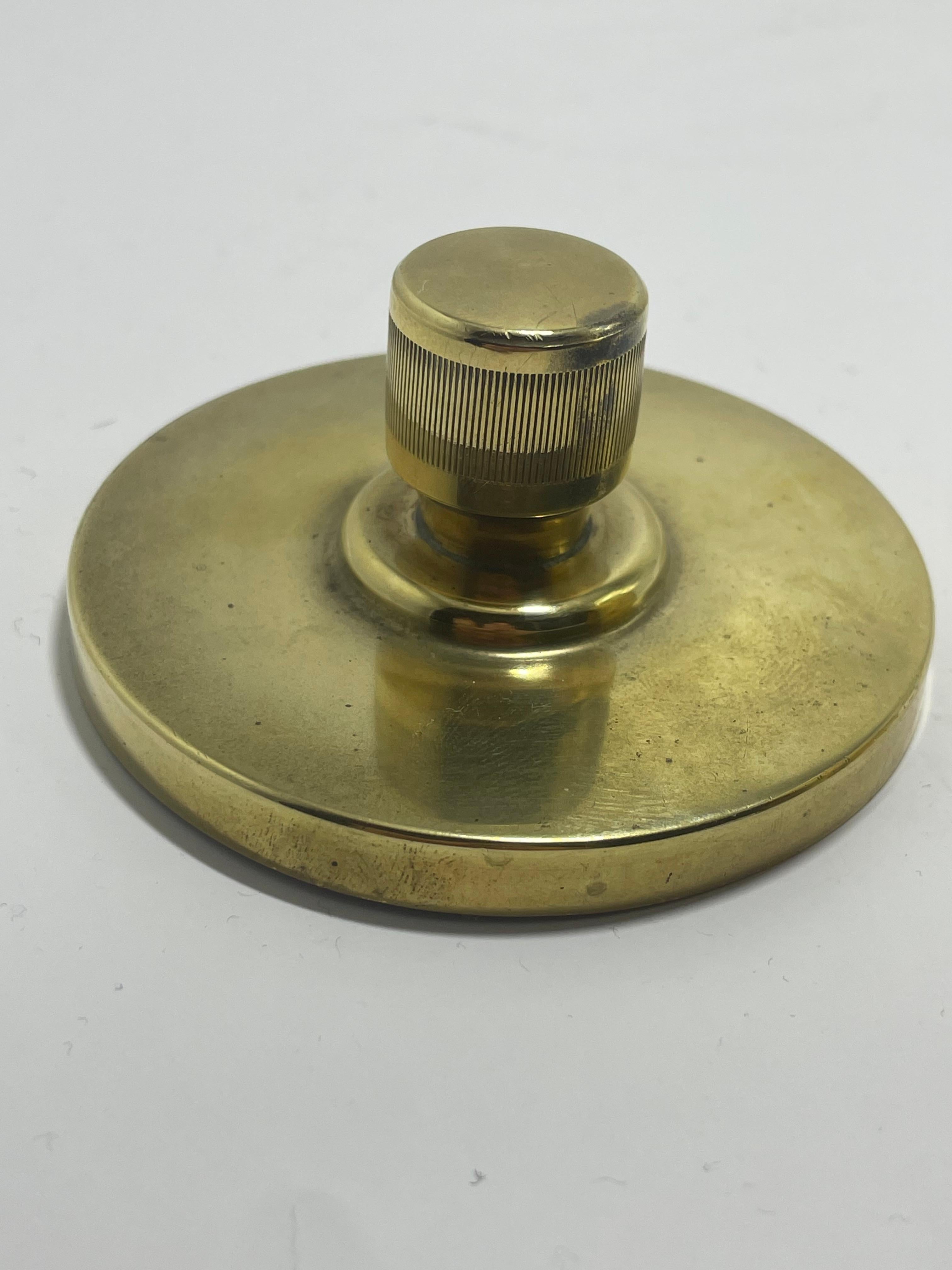 Metà XX secolo Ciotola con coperchio in bronzo di J.L.A., Svezia, anni '30 in vendita