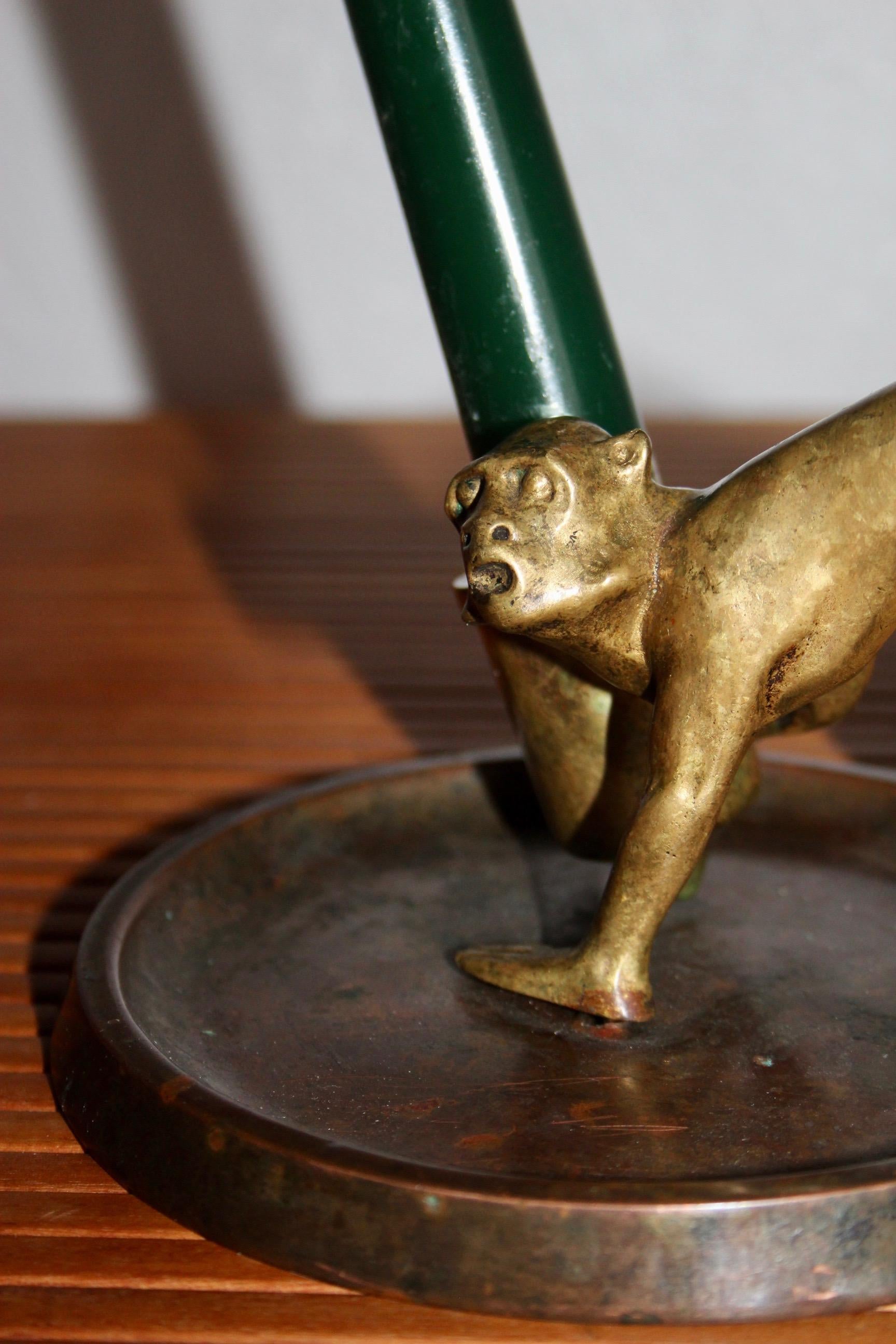 Decorative bronze candlestick For Sale 1