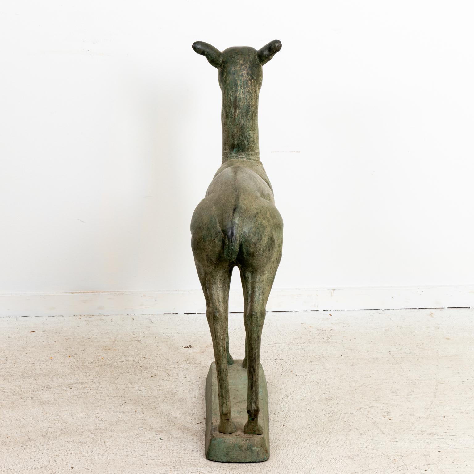 Decorative Bronze Deer For Sale 9