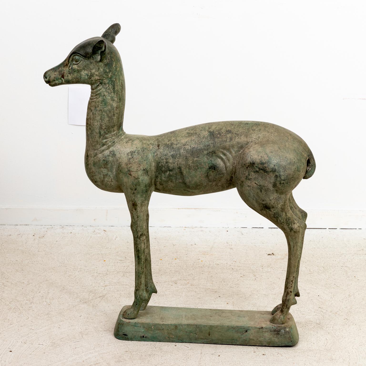 Decorative Bronze Deer For Sale 10
