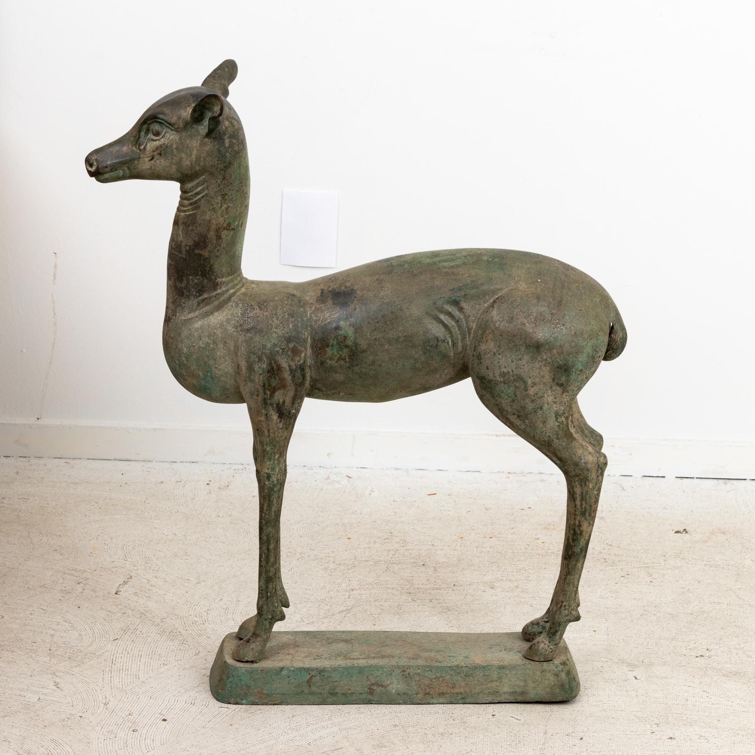 Decorative Bronze Deer For Sale 3