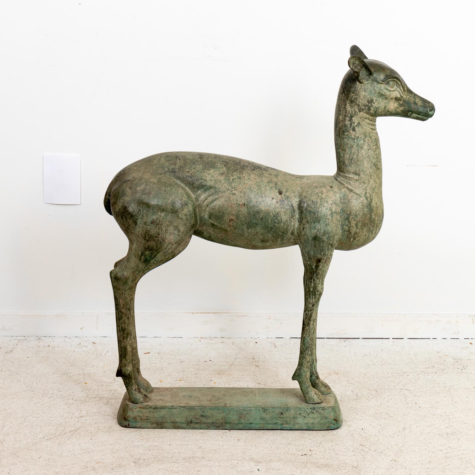 Decorative Bronze Deer For Sale 4